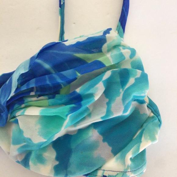 VICTORIAS SECRET WATERCOLOR BIKINI TOP SIZE 34C - Picture 3 of 11